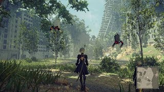 NieRAutomata OST  City Ruins Rays of Light Quiet  No Vocals  Music Extended 8 [upl. by Dorisa]