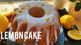 The Easiest Lemon Cake Recipe  Organic Lemon Cake recipe [upl. by Gaves239]