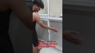 lemari pakaian minimalis dengan pintu sliding [upl. by Adiel803]