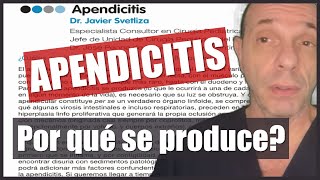 Por qué se produce una APENDICITIS [upl. by Yud]