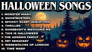 Clean Halloween Songs Playlist 🎃 Halloween Party Music Playlist 👻 Best Halloween Songs 2024 [upl. by Esnahc]