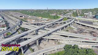 Échangeur Turcot Interchange  Drone Nov 2019 [upl. by Cirillo]