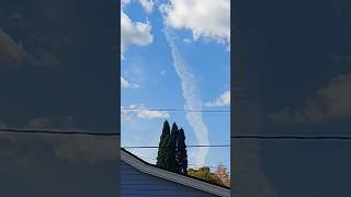 Contrail or Chemtrail shortvideo [upl. by Nueoht]