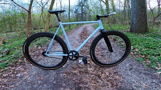 NEW BIKE DAY 8BAR X THOMSON X TWO SEAS FIXED GEAR NYC [upl. by Bandur64]