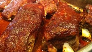 Pork Rib Recipe  In the Oven  Instructional Video [upl. by Kester]