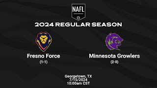 Fresno Force vs Minnesota Growlers [upl. by Gristede]