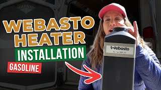 Webasto Gasoline Heater Install  Van Build  Webasto Airtop 2000 STC  Promaster Webasto Install [upl. by Valerian]