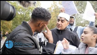 Are Muslim women deficient in mind please say no  Speakers Corner [upl. by Yance]