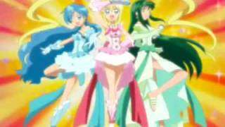 Mermaid Melody Pichi Pichi Pitch PURE  Kodou Transformations [upl. by Eelloh]