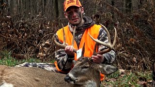 BIG BUCK SHOT 🦌 2023 Pennsylvania Rifle Season  Deer Hunting with 308 Andrews Biggest Buck Ever [upl. by Notrub288]