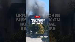 Ukraine launches missile attack on Russias naval headquarters [upl. by Lambertson739]