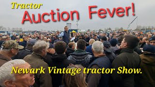 David Browns  Auction Newark vintage tractor show 2024 [upl. by Airdnoed466]