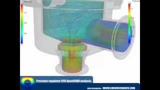 Pressure Regulator CFD OpenFOAM Analysis [upl. by Tabbitha]