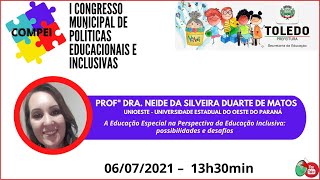 COMPEI  I CONGRESSO MUNICIPAL DE POLÍTICAS EDUCACIONAIS E INCLUSIVAS [upl. by Grogan507]