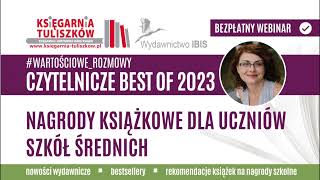 Czytelnicze BEST OF 2023 Najlepsze książki na nagrody dla uczniów szkół średnich  polecamy [upl. by Nayk]