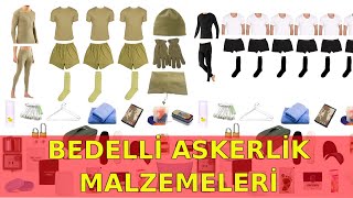 Bedelli Askerlik Çantasında Neler Olmalı  Bedelli Askerlik Alışveriş Listesi [upl. by Esenaj]