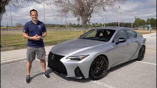 Is the 2021 Lexus IS 350 F Sport a performance sedan worth the price [upl. by Ahsiemat]