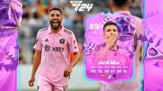 NO ESPERABA QUE ME GUSTARA TANTO REVIEW JORDI ALBA ULTIMATE BIRTHDAY EN ESPAÑOL EA FC 24 UT [upl. by Aranahs636]