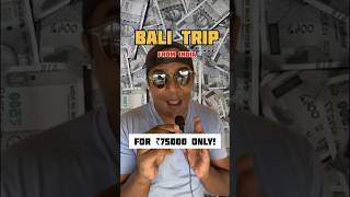 India to Bali Trip Cost shorts [upl. by Enilasor]