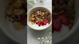 Protein Granola Bowl  No added sugar  Healthy Recipe Idea [upl. by Wager791]