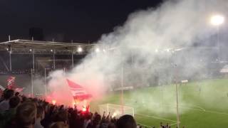 Wuppertaler SV  Essen Pyro 28032017 [upl. by Lehcem]