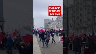 Minutes before the Polish Independence Day March [upl. by Moselle476]