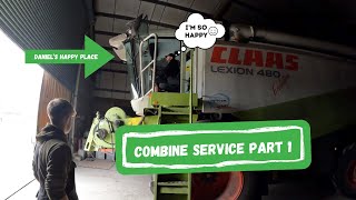 Servicing the combine Part 1  Fenland Farming Adventures [upl. by Asum317]