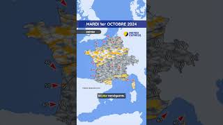 Météo du Mardi 1er au Jeudi 3 Octobre 2024 [upl. by Novrej]