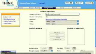 Think Central  Assigning Students Assignments in Think Central [upl. by Paluas]