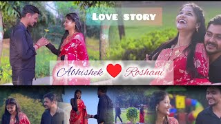 love story Roshani ♥️ abhishek vlog song photoshoot song Roshani Singh [upl. by Elbert306]