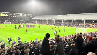 Fulham 14 Wolves  Post Match Celebrations [upl. by Jacqui]