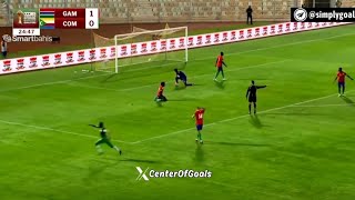 Rafiki Saïd Goal Gambia vs Comoros 11 All Goals and Extended Highlights [upl. by Rodama194]