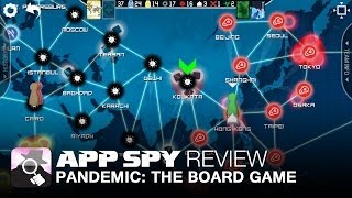 Pandemic The Board Game iOS iPad Gameplay Review  AppSpycom [upl. by Llenehc]