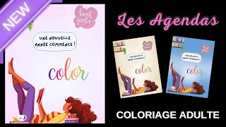 AGENDAS Nouvelle Collection coloring coloriagepouradulte [upl. by Alexandrina]