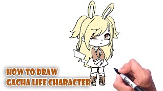 How to Draw Gacha Life Character Yellow [upl. by Frodeen]