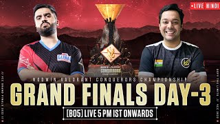 Hindi VCC 2022  Grand Finals  Day 3  Ft GlobalEsportsIn VELOCITYGAMING01 [upl. by Evol]