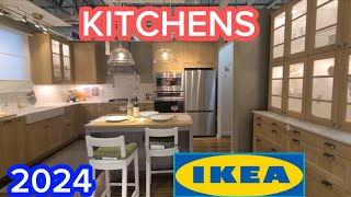 IKEA Kitchen 2024 New Designs Tour NEW YEAR  Kitchen Cabinets USA [upl. by Aihn]