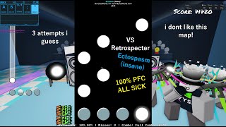 VS RetroSpecter  Ectospasm Insane 10000 PFC Perfect Combo  Roblox Funky Friday [upl. by Aitsirk]