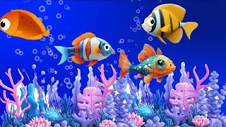 Lullaby for Babies to go to Sleep 🐟Baby Sleep Music🐟Soothing Fishes🐟Fish Animation fishlullaby 74 [upl. by Aneehsat]