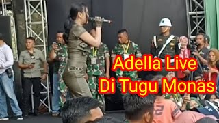 Adella live di monas ll Sherly KDI [upl. by Ahsenyt]