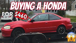 BUYING A HONDA FOR SUPER CHEAP [upl. by Nicholson]