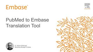 Embase  How to use the new PubMed to Embase translation tool [upl. by Eillehs]