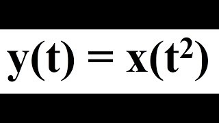 Time Invariant and Time Variant Systems  Example 4 [upl. by Htabmas]