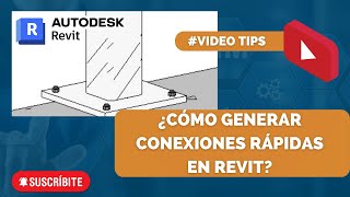 💡¿CÓMO GENERAR CONEXIONES RÁPIDAS EN REVIT [upl. by Larrisa]