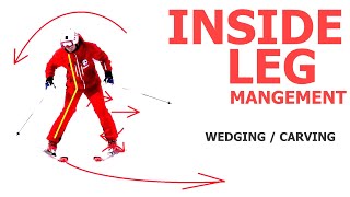 SKI LESSON  Inside Leg Management [upl. by Sykes]