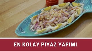 📢 ✅ KOLAY NEFİS SAĞLIKLI PİYAZ nasıl mı yapılır 👍  Salata Meze Yemek Tarifleri [upl. by Nymsaj]