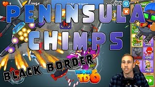 Peninsula CHIMPS  Black Border  Bloons TD 6 [upl. by Proud]