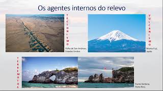 6° ANO  Geografia  Os agentes internos e externos do relevo [upl. by Icyaj949]