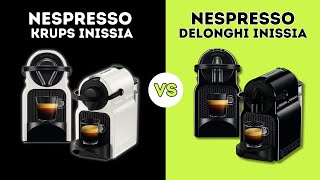 ¿Cuál es mejor Nespresso Delonghi Inissia vs Krups Inissia – La Comparativa Definitiva ☕ [upl. by Anaerol]