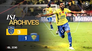 ISL Archives  Kerala Blasters FC 31 Chennaiyin FC [upl. by Randall630]